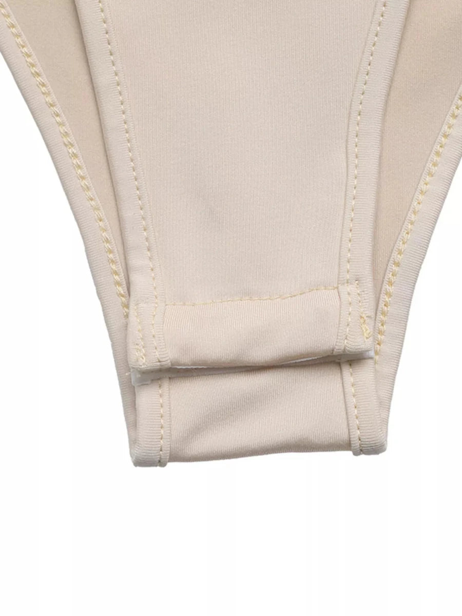 Sweetheart Neck Balloon Sleeve Bodysuit - Q.B.Accessories