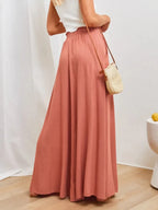High Waist Wide Leg Pants - Q.B.Accessories