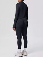 Three-Piece Zip-Up Activewear Set - Q.B.Accessories