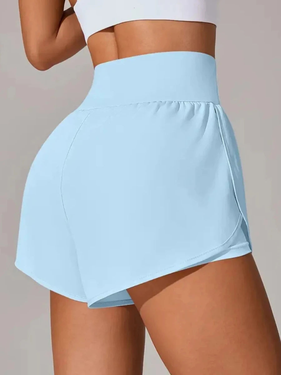 Pocketed High Waist Active Shorts - Q.B.Accessories