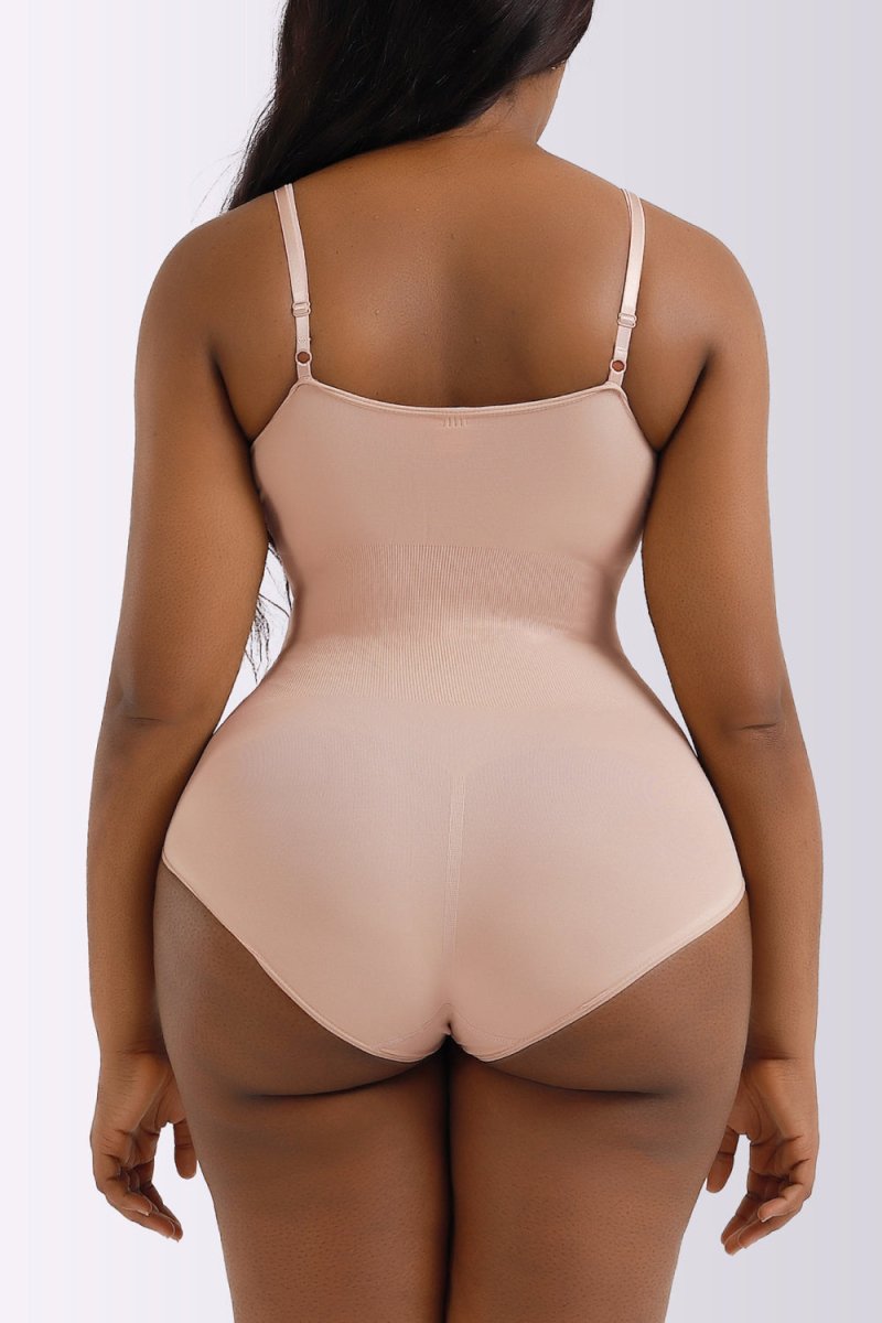 Full Size Spaghetti Strap Shaping Bodysuit - Q.B.Accessories