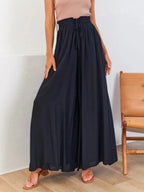 High Waist Wide Leg Pants - Q.B.Accessories