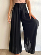 High Waist Wide Leg Pants - Q.B.Accessories
