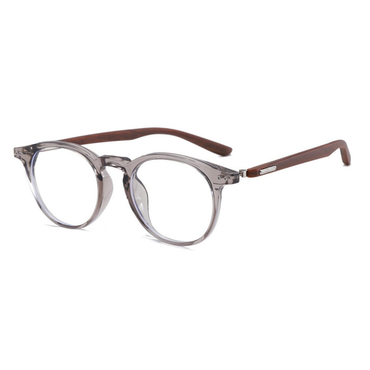 Lightweight Round Frame Glasses - Q.B.Accessories