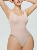 Scoop Neck Wide Strap Shaping Bodysuit - Q.B.Accessories