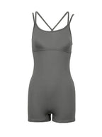 Double Spaghetti Strap Active Romper - Q.B.Accessories
