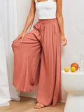 High Waist Wide Leg Pants - Q.B.Accessories