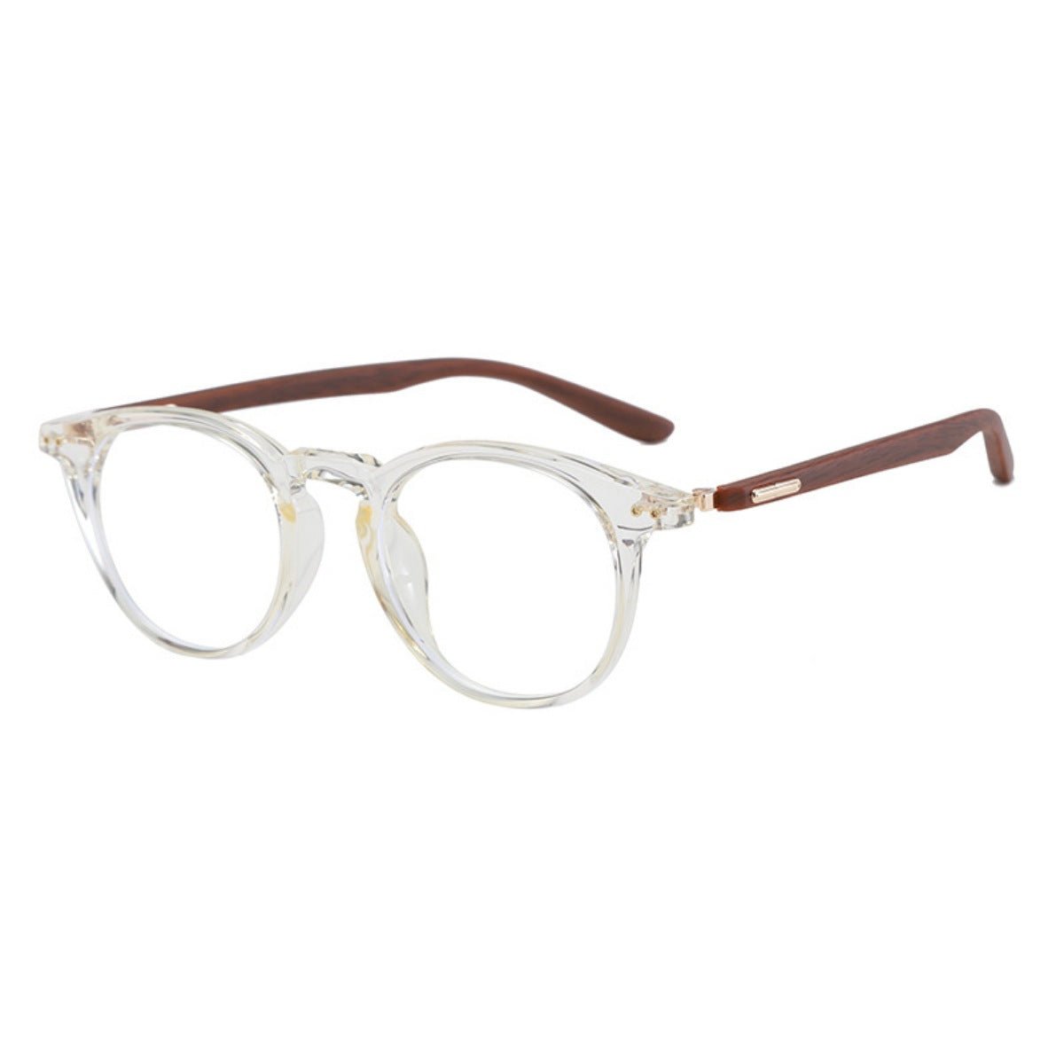 Lightweight Round Frame Glasses - Q.B.Accessories