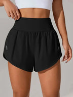 Pocketed High Waist Active Shorts - Q.B.Accessories