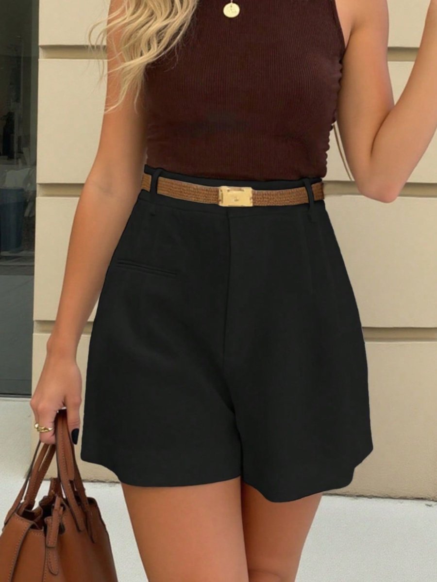 High - Waisted Shorts - Q.B.Accessories