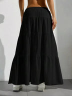 Flowy Tiered Maxi Skirt - Q.B.Accessories