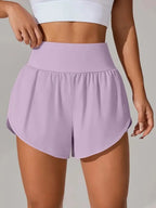 Pocketed High Waist Active Shorts - Q.B.Accessories