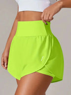 Pocketed High Waist Active Shorts - Q.B.Accessories
