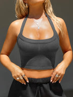 Halter Neck Active Cami - Q.B.Accessories