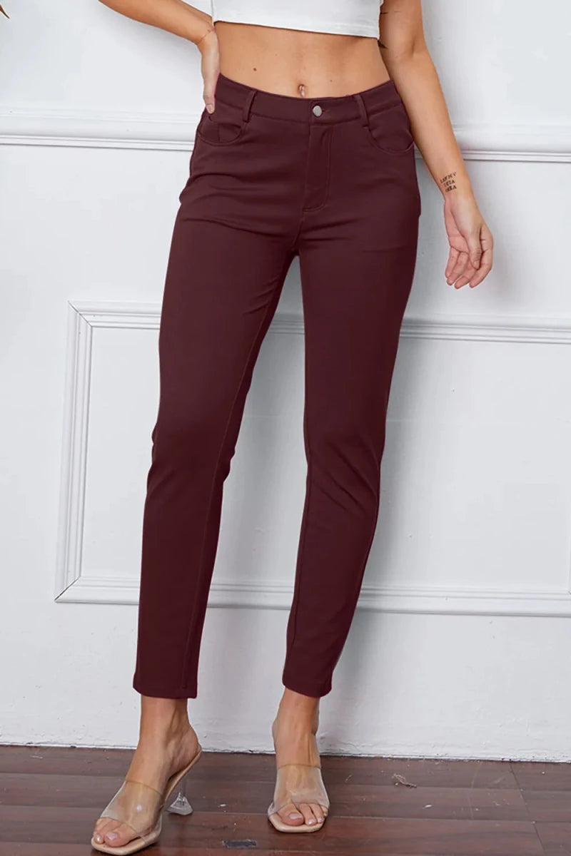 StretchyStitch Pants by Basic Bae - Q.B.Accessories
