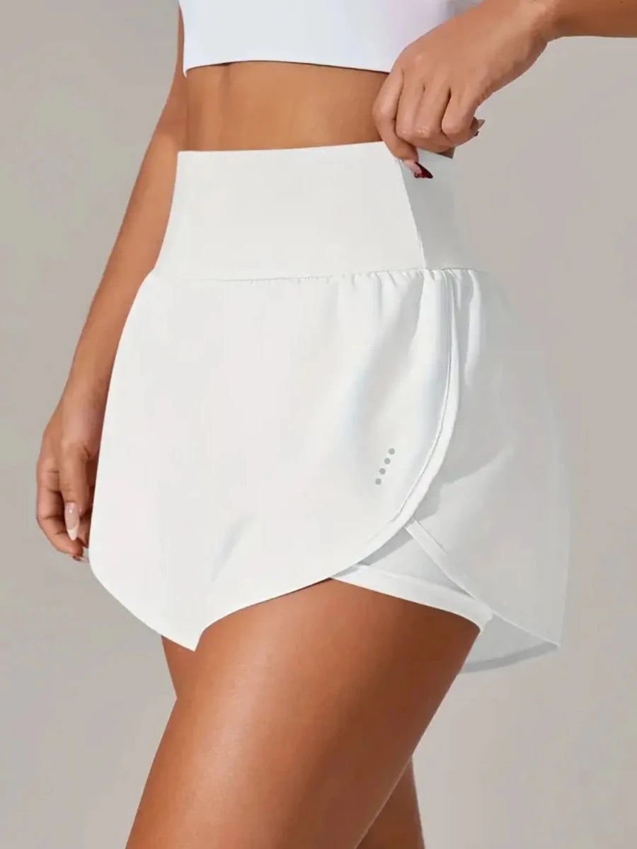 Pocketed High Waist Active Shorts - Q.B.Accessories
