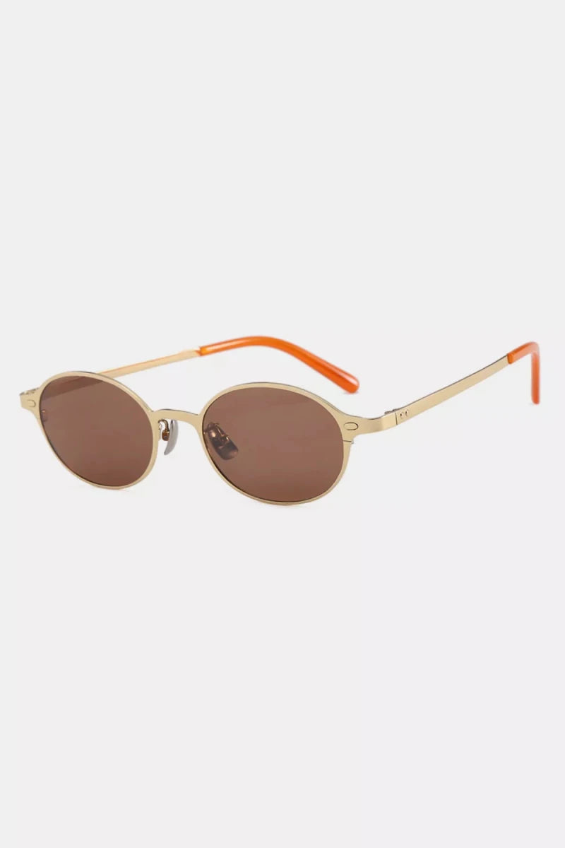 Vintage Oval Sunglasses - Q.B.Accessories