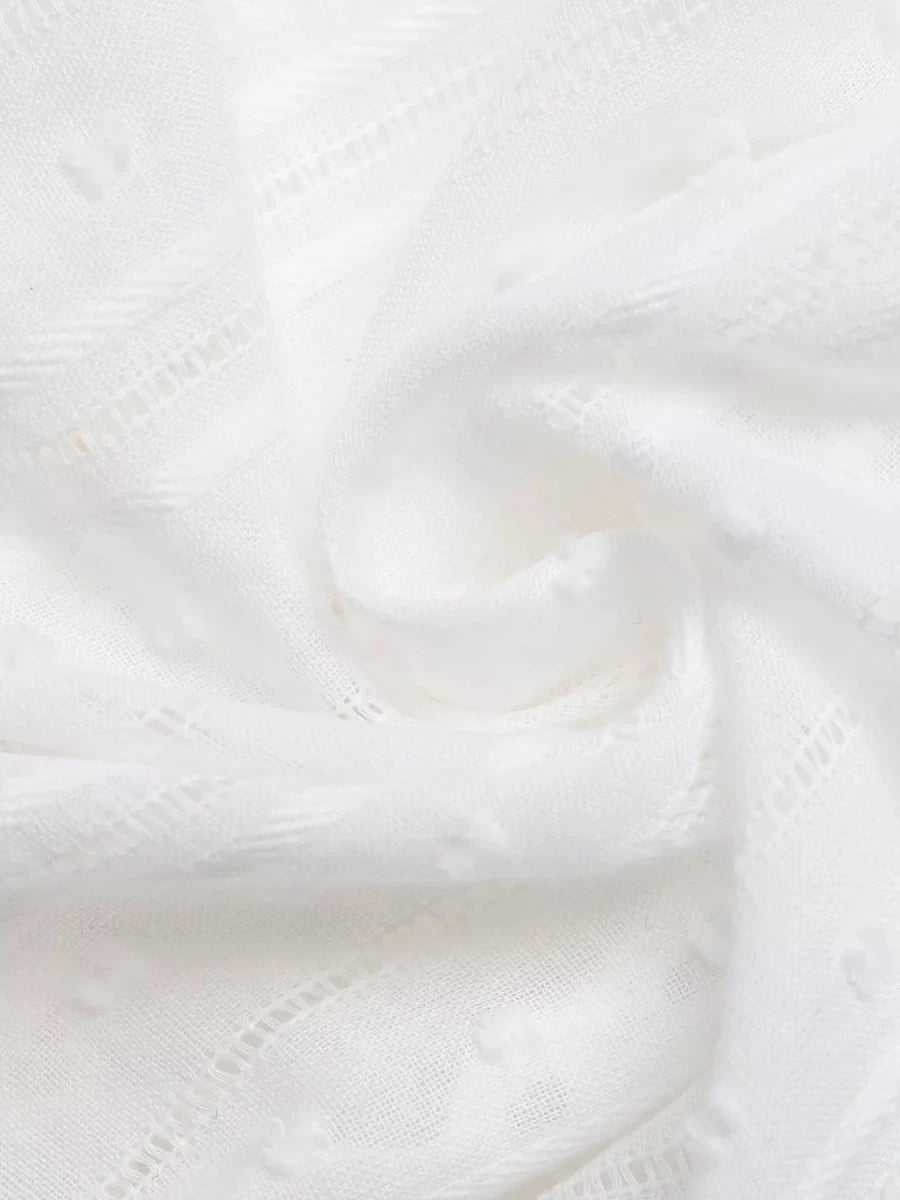 Lace Trim Tie Front Sleeveless Shirt - Q.B.Accessories