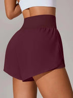 Pocketed High Waist Active Shorts - Q.B.Accessories