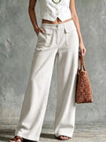 Wide-Leg Corduroy Pants - Q.B.Accessories