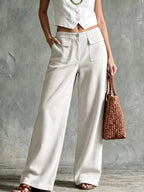 Wide-Leg Corduroy Pants - Q.B.Accessories
