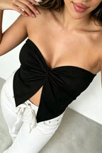 Twist Front Tube Top - Q.B.Accessories