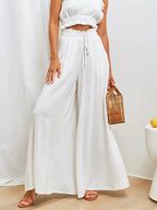 High Waist Wide Leg Pants - Q.B.Accessories