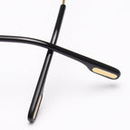 Rimless Oval Gold-Frame Sunglasses - Q.B.Accessories