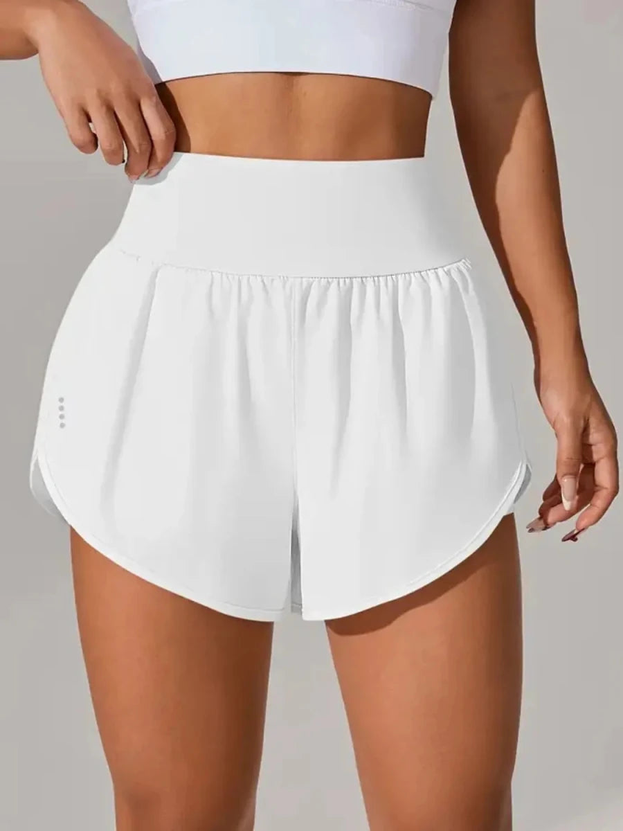 Pocketed High Waist Active Shorts - Q.B.Accessories