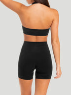 Halter Neck Cami and Shorts Active Set - Q.B.Accessories