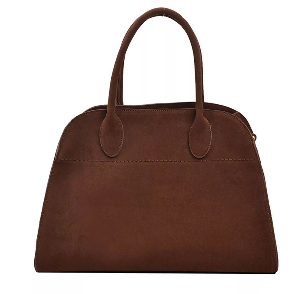 Large Suede Handbag - Q.B.Accessories