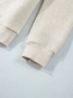 Collared Sweatshirt and High Waist Pants Active Set - Q.B.Accessories