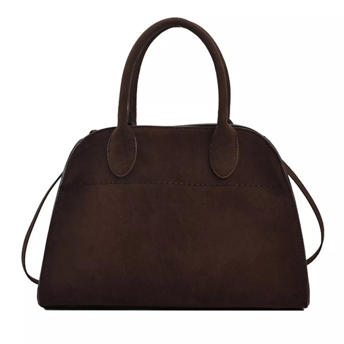 Large Suede Handbag - Q.B.Accessories