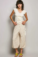 Lace Trim Textured Knit Top – Soft Feminine Style | QBA - Q.B.Accessories