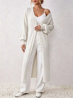 Women’s Button-Front Longline Sweater Dress - Q.B.Accessories
