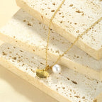 Pearl & Shell Pendant Necklace - Q.B.Accessories