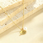 Pearl & Shell Pendant Necklace - Q.B.Accessories
