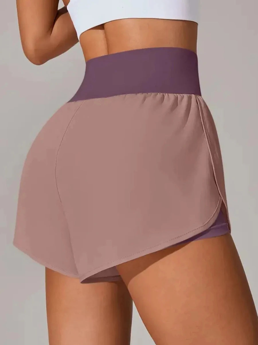 Pocketed High Waist Active Shorts - Q.B.Accessories