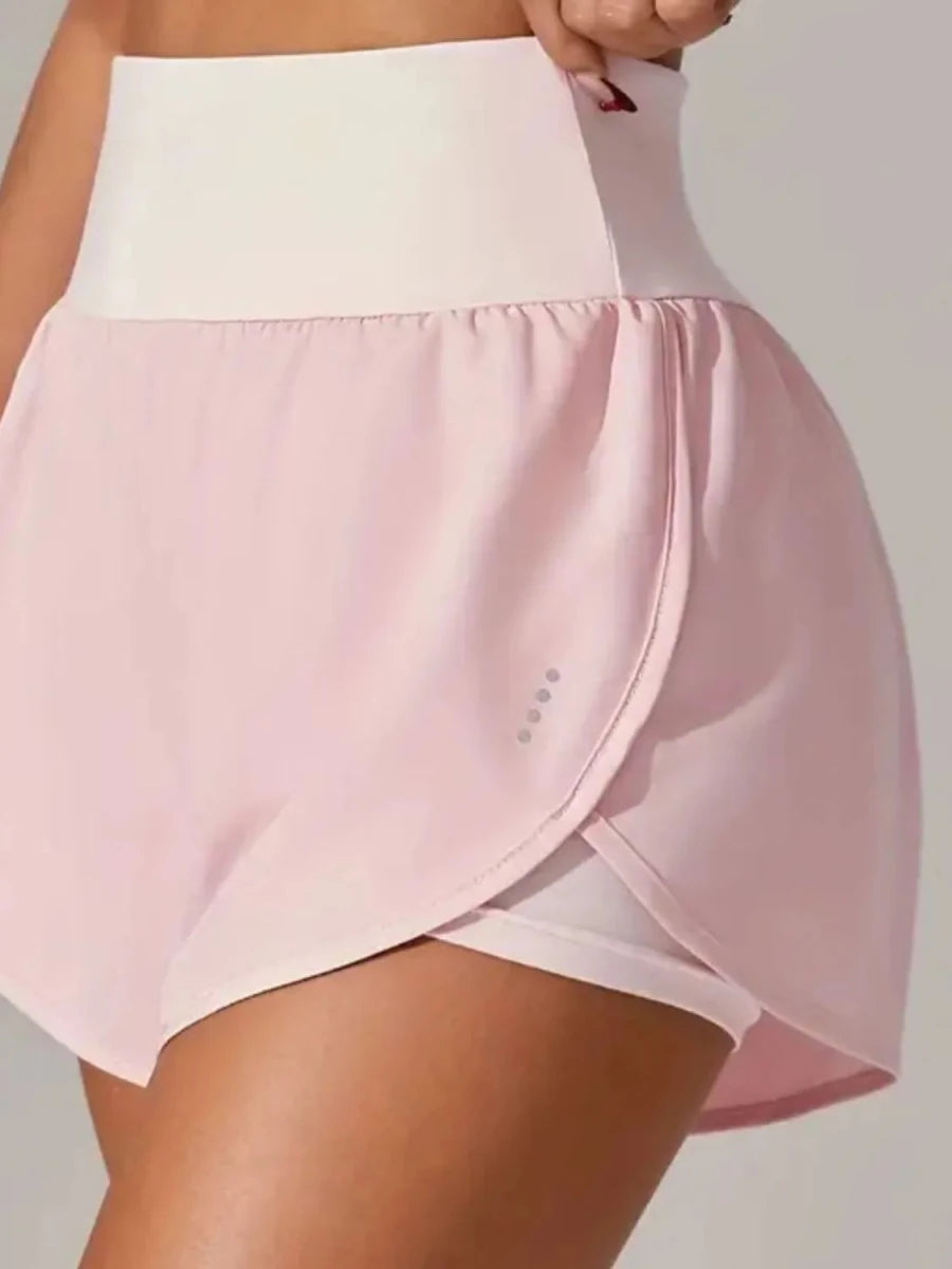 Pocketed High Waist Active Shorts - Q.B.Accessories