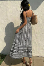 Tie - Front Square Neck Cami Dress - Q.B.Accessories